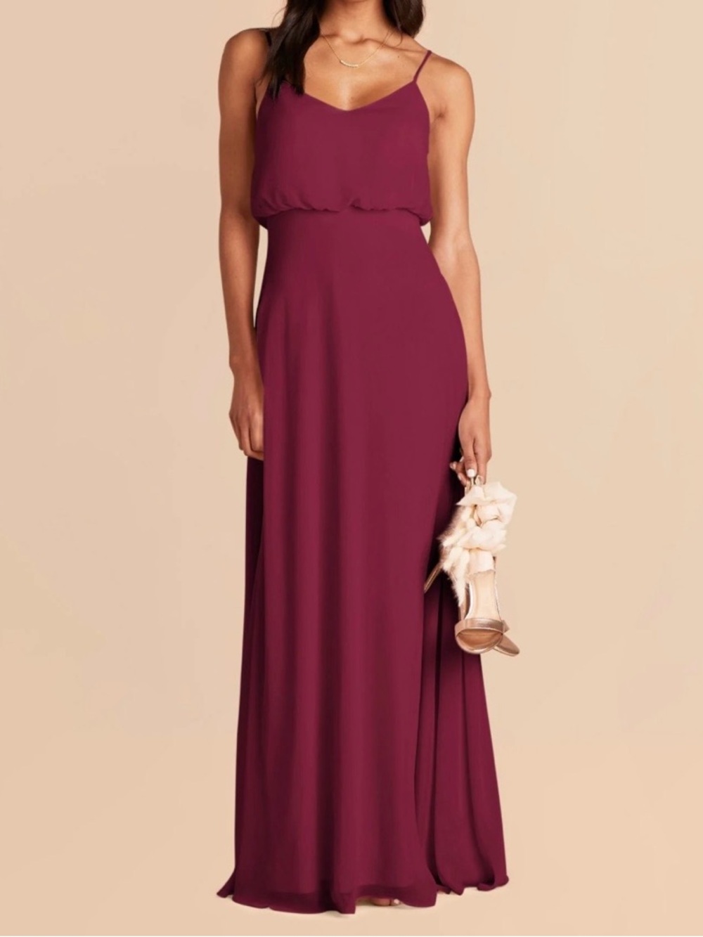 Birdy Grey Berry Gwennie Chiffon Dress, Size Small